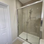 double shower cubicle